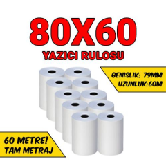 80x60 Yazıcı Rulosu - Termal Rulo ÇOK AL AZ ÖDE