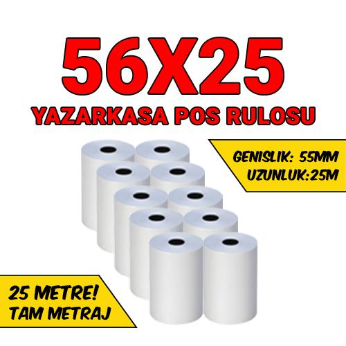 56x25 Yazarkasa Rulosu