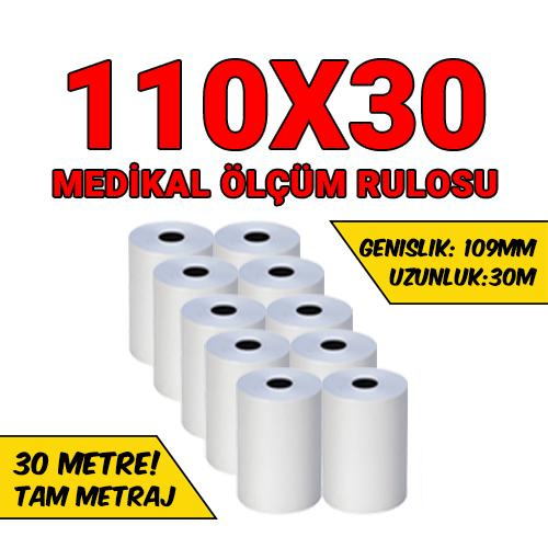 112x50 Medikal Ölçüm Rulosu