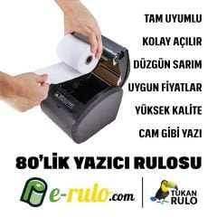 80x30 TERMAL RULO ÇOK AL AZ ÖDE