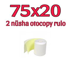 75X20m 2 Nüsha Otocopy Rulo (75x40) TTS Taşıt Tanıma Rulosu, Adisyon Mutfak Rulosu